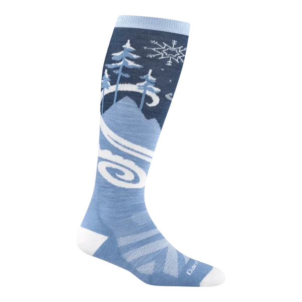 Women’s Swirlwind Over-the-Calf Lightweight Ski & Snowboard Socks