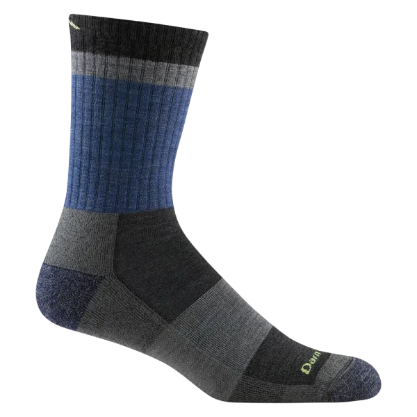 Men’s Heady Stripe Micro Crew Lightweight Hiking Socks