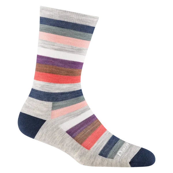 Women’s Mystic Stripe Crew Lightweight Lifestyle Socks