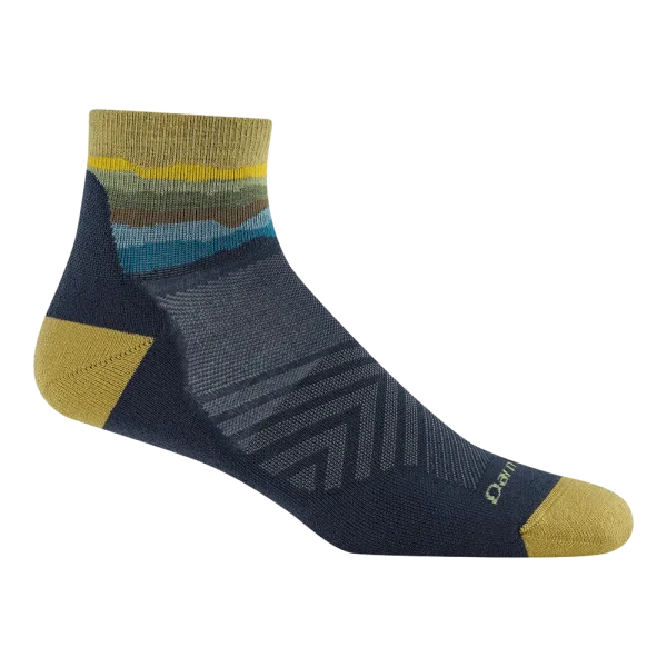 Men’s Run Quarter Cushioned Ultra-Lightweight Running Socks