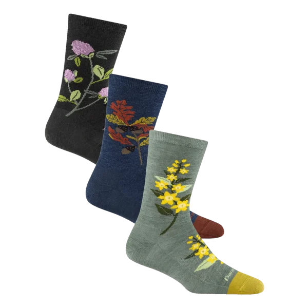 Women’s Blossom Bouquet Lifestyle Crew 3-Pack