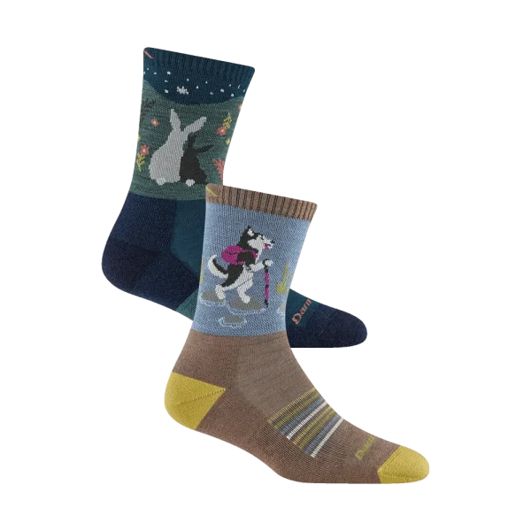 Women’s Critter Club 2-Pack Hiking Socks